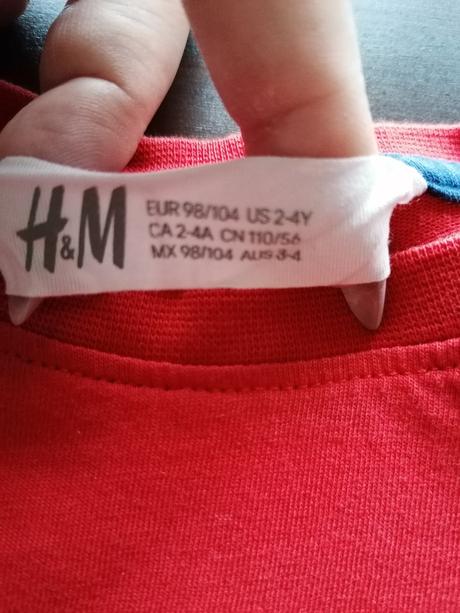 Triko s raketou, h&m,98