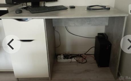 Pracovny stolik beton 116x76x60,