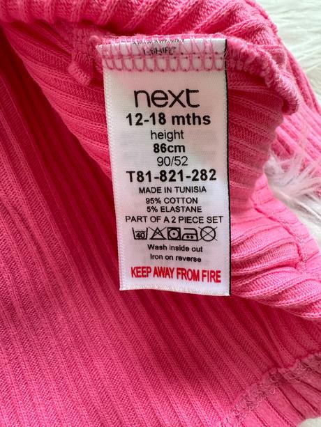 Úpletové tričko a nohavice next 86, next,86