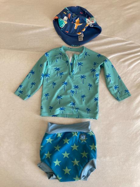 Splash about neoprénové plavky+uv tričko a čiapka, l