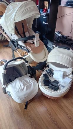 Kočík junama diamond miror satin 3v1, junama,junama diamond