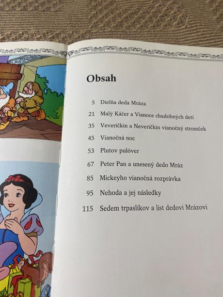Krásna zberateľská kniha walt disney veselé vianoc, 