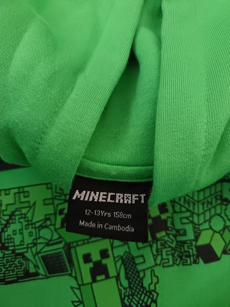 Štýlová mikina minecraft, primark,158
