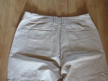 Krémové ľanové nohavice - promod - veľ. 40, promod,40