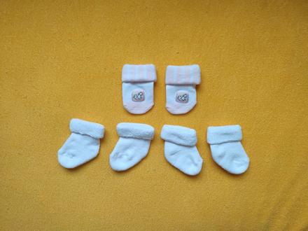 3 páry ponožiek pre novorodenca, pidilidi,17