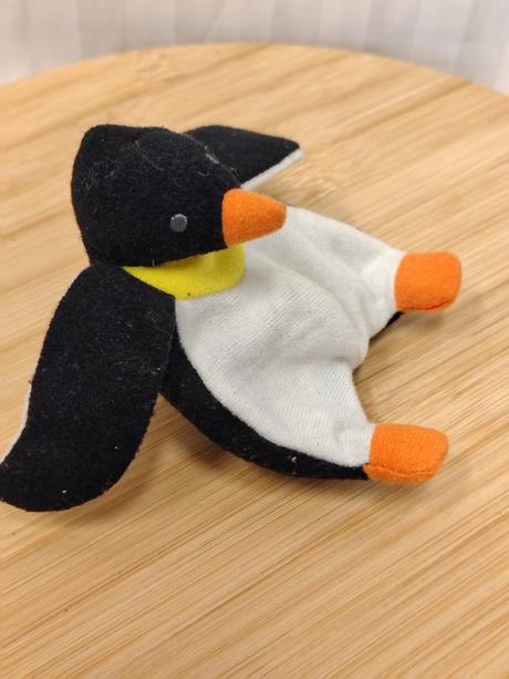 Retro plyšový tučniak waddle, mcdonald's, 10 cm, 