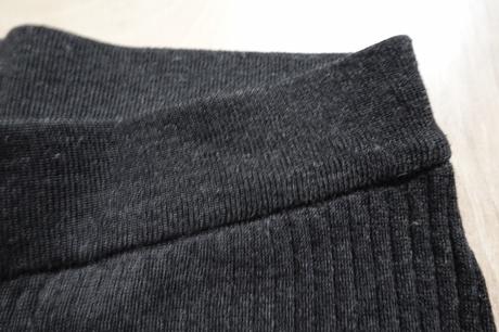 Mäkké vrúbkované úplet. nohavice h&m, h&m,m