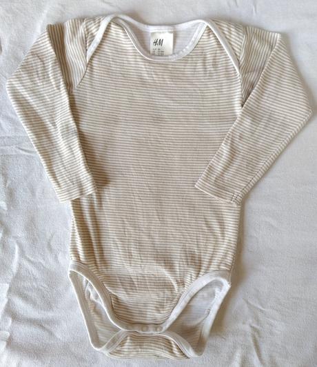 Bezove pasikave body, h&m,86