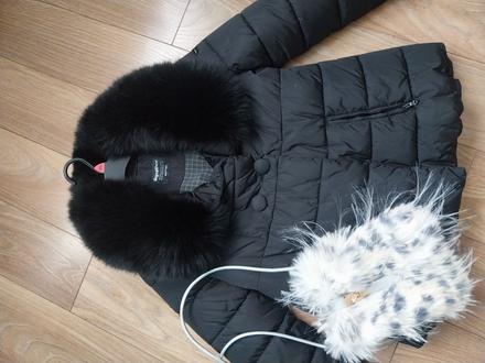 Zimna vetrovka s kozusinkou, s