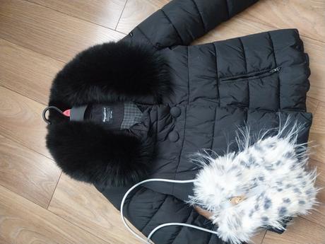 Zimna vetrovka s kozusinkou, s