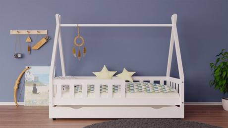 Detská posteľ tipi, šírka (cm): 80,dĺžka (cm): 160