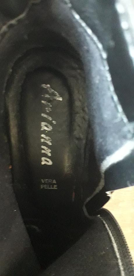 Kožené čižmy v.36-arianna s poštou., 36