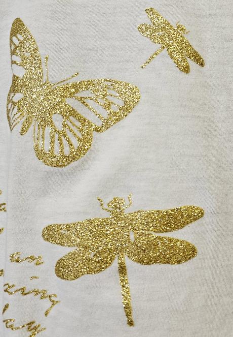 Tričko s motýľmi, h&m,134