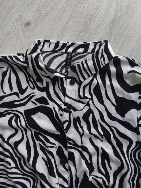 Bluzka crop, new yorker,l