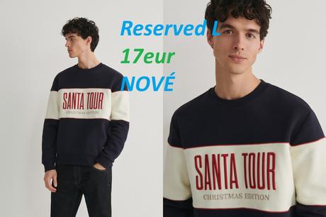 Mikina hm, mikina santa reserved, h&m,l