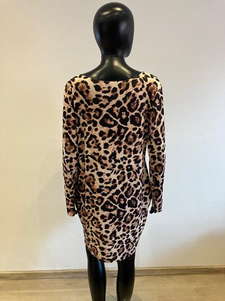 Dámske leopardie mini šaty (uni), l / m / s / xl
