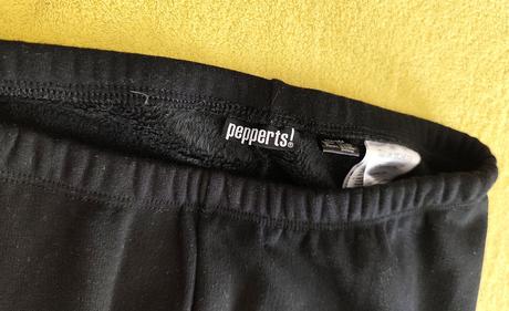 Čierne zateplené legíny, pepperts,158