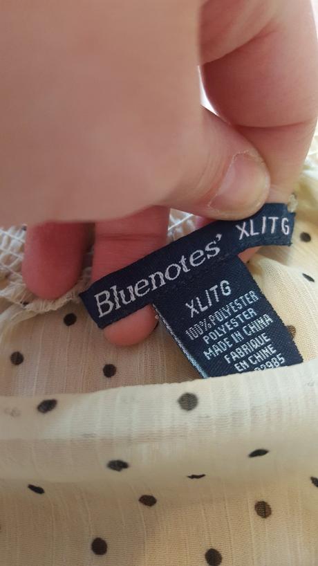 Bodkovaná blúzka, xl