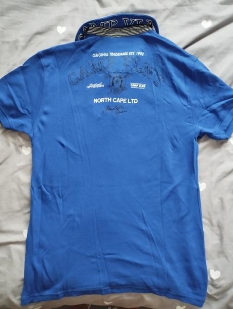 Modre polo tričko l/xl, l