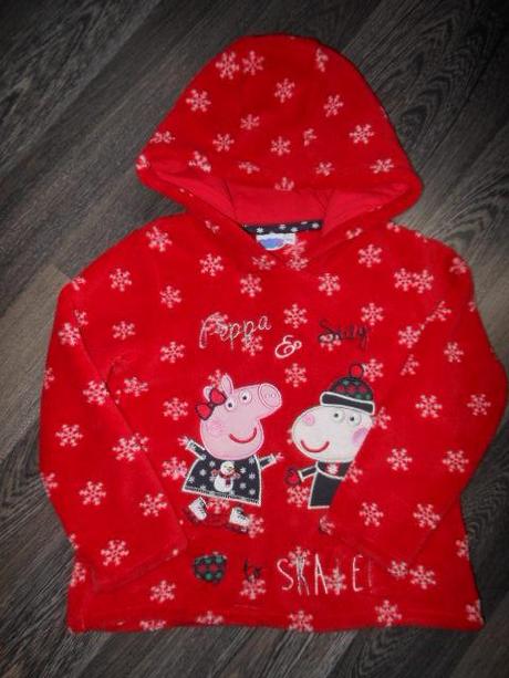 Chlpatá mikina peppa pig 110/116, f&f,110