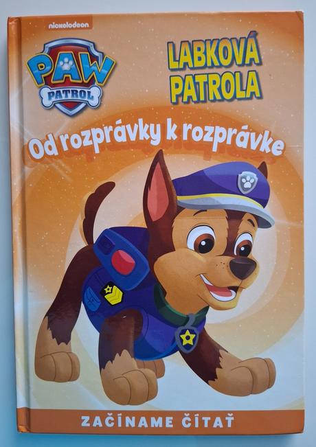 Knihy labkova patrola + postavičky, magnetky,