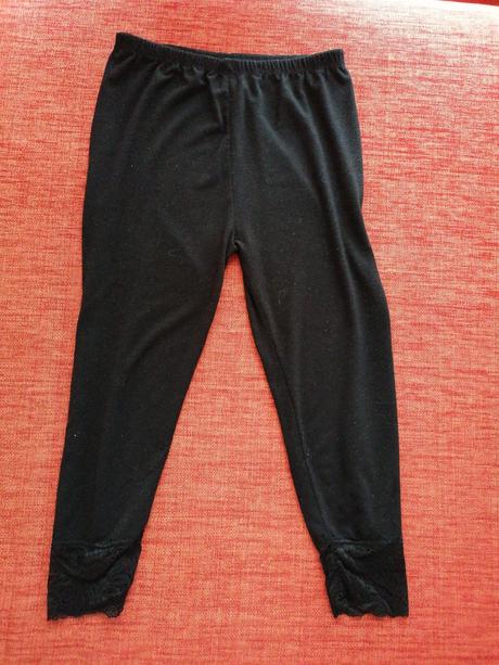 Legíny s čipkou s 3/4, s