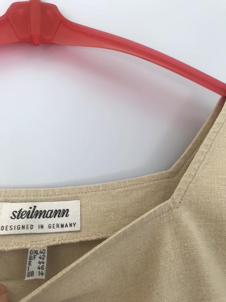 Ľanový naturálny top, 42