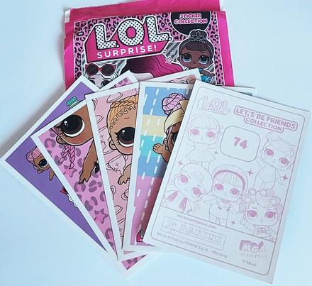Nálepky - panini - lol surprise,