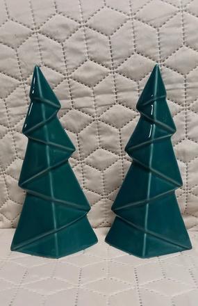 2 ks porcelánové stromčeky, 