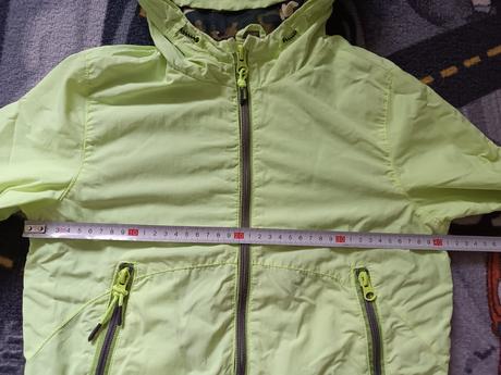 Žlto zelená krikľavá bunda zn. zara, zara,128