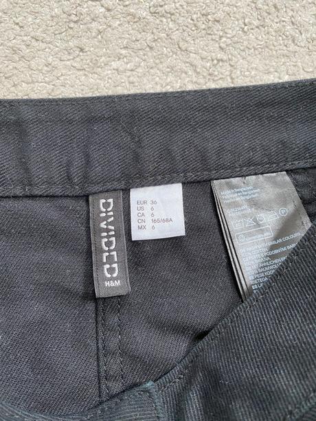 H&m cierna sukna v.36, h&m,36