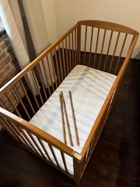 Drevená postieľka 60x120, šírka (cm): 60,dĺžka (cm): 120