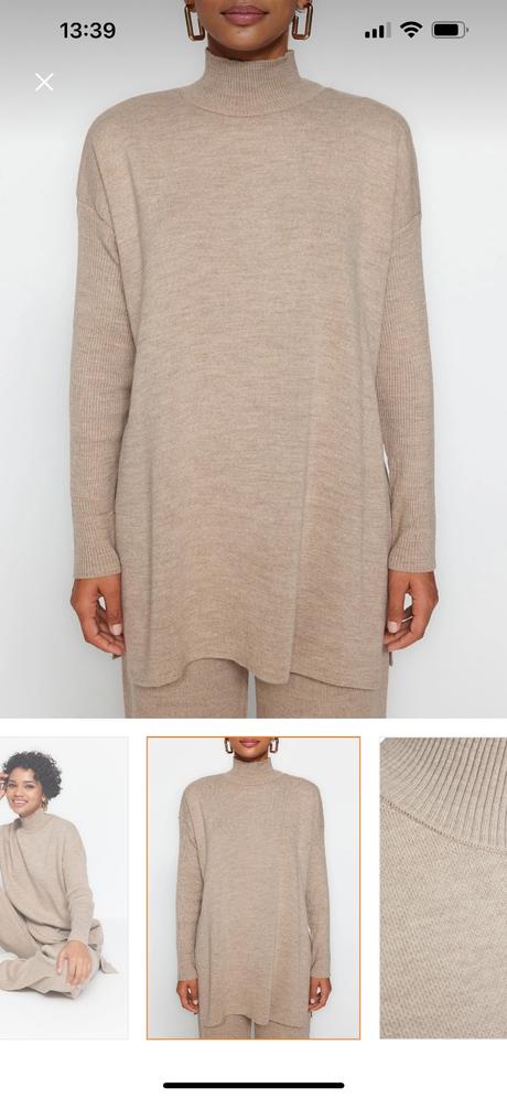 Pletený nohavicový komplet set, s