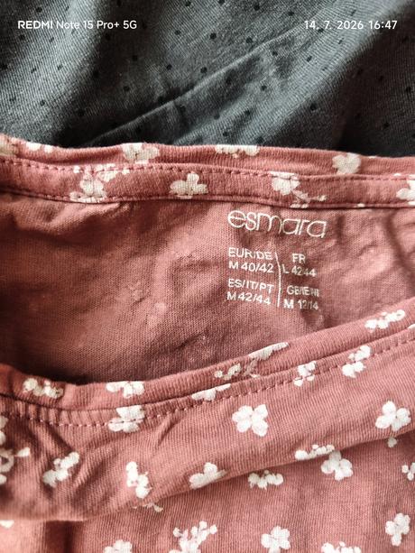 Tehotenské nočné košele + kojo tričká 5ks, xl