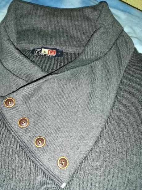 Pánsky elegantný pulóver, cactus clone,l