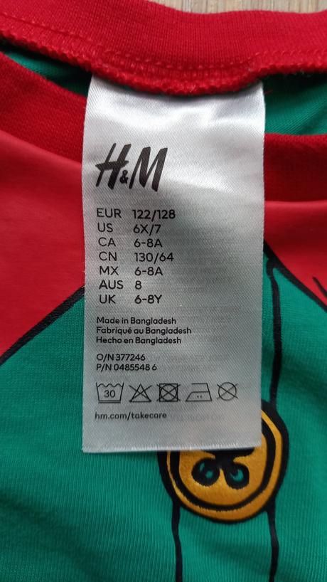Pyžamko h&m, h&m,122