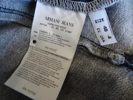Denim armani jeans, šaty veľ. xs, armani,xs