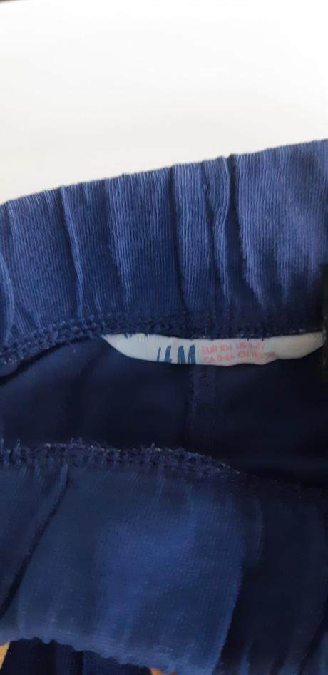 Teplakove kratasky 2ks, h&m,98