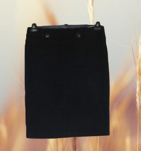 Čierna kožená sukňa reserved, veľ. 42, reserved,42