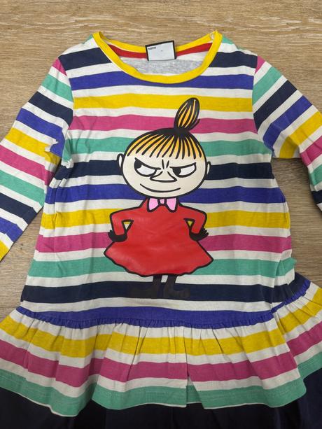 Farebné šaty / tunika moomin, lindex,98