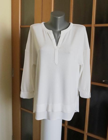 Biely pulóver - bezchybný stav, street one,xxl