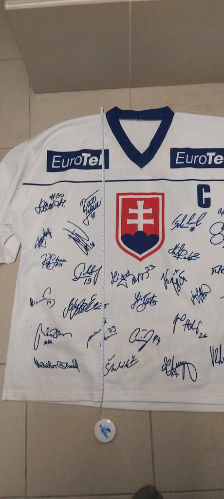 Hokejový dres slovensko majstri sveta 2002 satan, xl