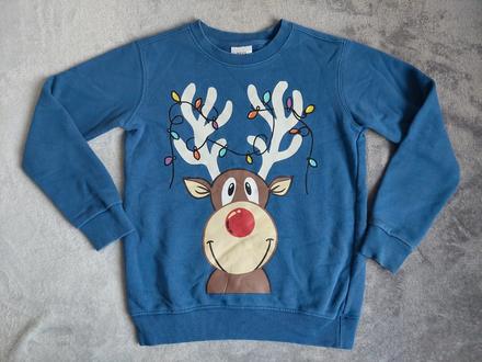 Vianočná mikina veľ.140, 140