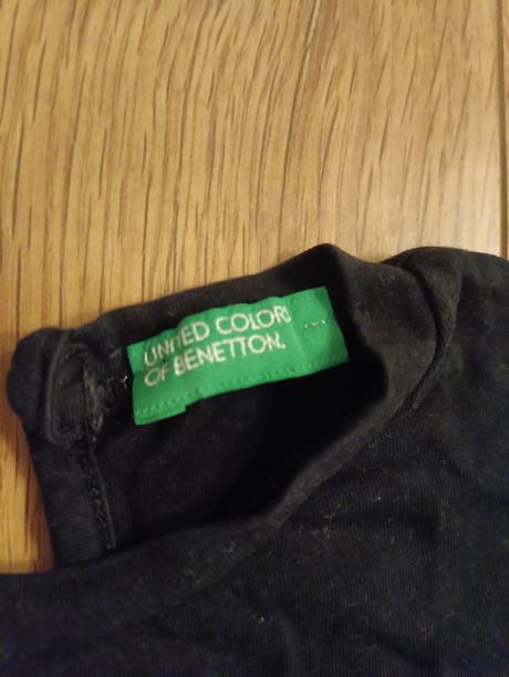 Tunika s trblietkavym nápisom, benetton,98