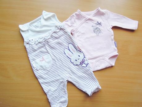Body a dupačky zajačik plne detailov 0-3 mes. 56, coccodrillo,56