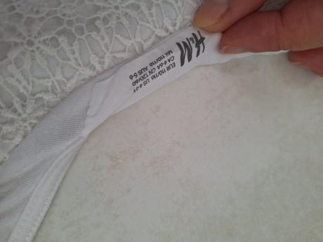 Predam biele tricko, h&m,110