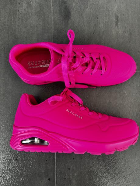 Damske ruzove botasky skechers, skechers,39