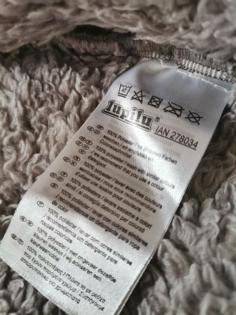 Uni chlpatá mikina, lupilu,92