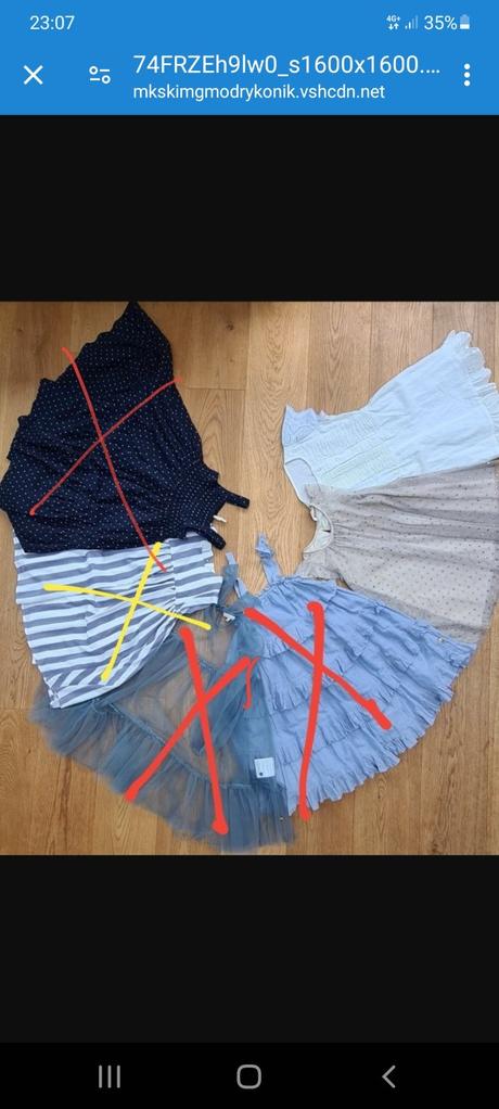 Upcyklovane šatky (z"lanu"), 110 / 116