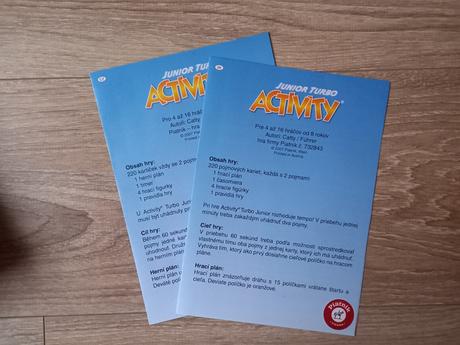 Activity junior turbo (málo hrané), 